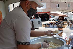 İstanbul pilav dağıtımı